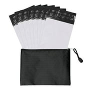 Tuciyke Sanitary Napkin Disposal Bags Pack of 100,Sanitary Disposal Bags White Opaque Bags 5x8inches Feminine Personal Disposal Bags For Tampons,Sanitary Pads,Sanitary Liners(with Black Storage Bag)
